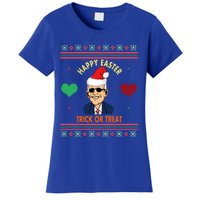 Happy Easter Trick Or Treat Antigreat Giftjoe Biden Funny Christmas Great Gift Women's T-Shirt