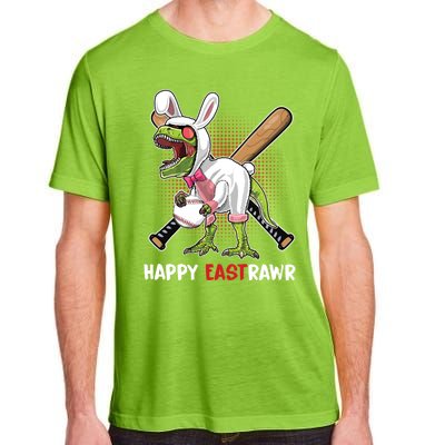 Happy Eastrawr T Rex Dinosaur Easter Bunny Egg Baseball Meaningful Gift Adult ChromaSoft Performance T-Shirt