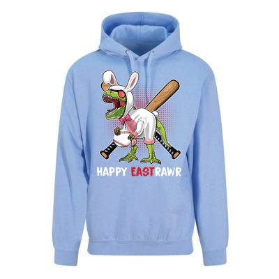 Happy Eastrawr T Rex Dinosaur Easter Bunny Egg Baseball Meaningful Gift Unisex Surf Hoodie