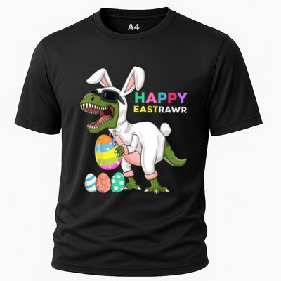 Happy Eastrawr T Rex Easter Bunny Dinosaur Eggs Boy kid Performance Shirt