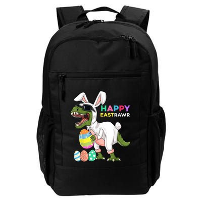 Happy Eastrawr T Rex Easter Bunny Dinosaur Eggs Boy kid Backpack