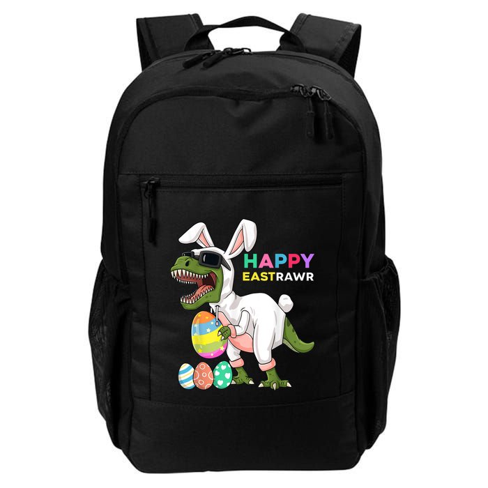 Happy Eastrawr T Rex Easter Bunny Dinosaur Eggs Boy kid Backpack