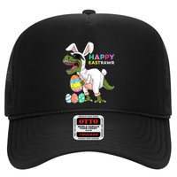 Happy Eastrawr T Rex Easter Bunny Dinosaur Eggs Boy kid Trucker Hat