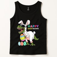 Happy Eastrawr T Rex Easter Bunny Dinosaur Eggs Boy kid Tank Top