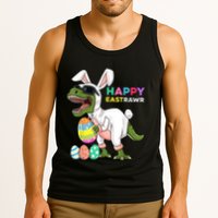 Happy Eastrawr T Rex Easter Bunny Dinosaur Eggs Boy kid Tank Top
