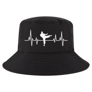 Heartbeat Ecg Taekwondo Player Martial Arts Tkd Great Gift Cool Comfort Performance Bucket Hat