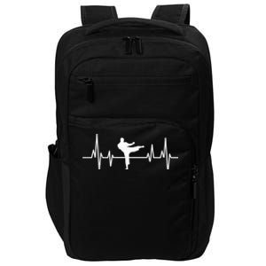 Heartbeat Ecg Taekwondo Player Martial Arts Tkd Great Gift Impact Tech Backpack