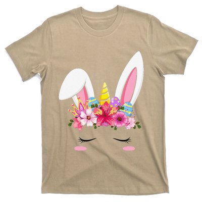 Happy Easter Unicorn Bunny Easter Eggs T-Shirt