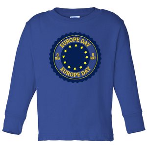 Howexpert European Union/europe Day Gift/great Gift/clothes Gift Toddler Long Sleeve Shirt