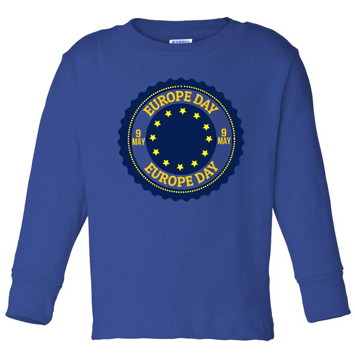 Howexpert European Union/europe Day Gift/great Gift/clothes Gift Toddler Long Sleeve Shirt