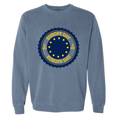 Howexpert European Union/europe Day Funny Gift/gift/clothes Gift Garment-Dyed Sweatshirt