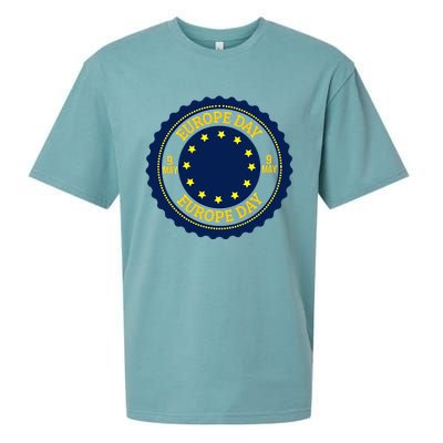 Howexpert European Union/europe Day Funny Gift/gift/clothes Gift Sueded Cloud Jersey T-Shirt