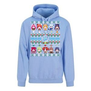 Hololive English Ugly Christmas Sweater Unisex Surf Hoodie