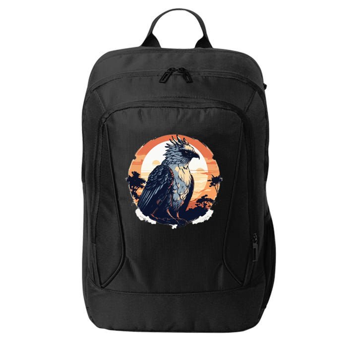 Harpy Eagle Vintage Illustration City Backpack