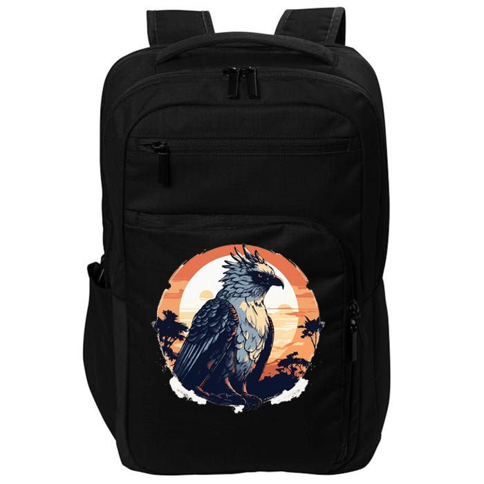 Harpy Eagle Vintage Illustration Impact Tech Backpack