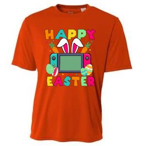 Happy Easter Video Game Bunny Gaming Cooling Performance Crew T-Shirt