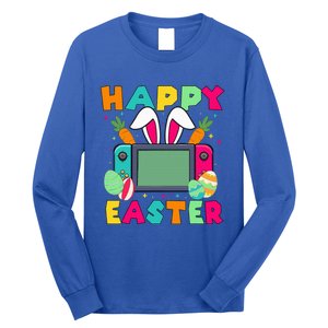 Happy Easter Video Game Bunny Gaming Long Sleeve Shirt