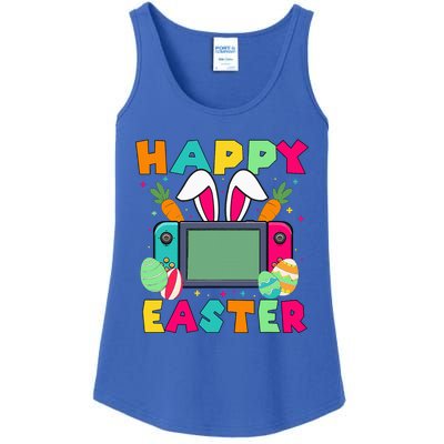 Happy Easter Video Game Bunny Gaming Ladies Essential Tank