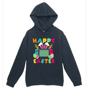 Happy Easter Video Game Bunny Gaming Urban Pullover Hoodie