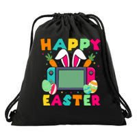 Happy Easter Video Game Bunny Gaming Controller Drawstring Bag