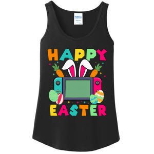 Happy Easter Video Game Bunny Gaming Controller Ladies Essential Tank