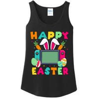 Happy Easter Video Game Bunny Gaming Controller Ladies Essential Tank