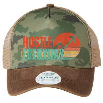 Hustle Everyday Work Hard Successful Entrepreneur Legacy Tie Dye Trucker Hat