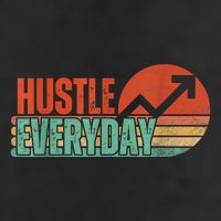 Hustle Everyday Work Hard Successful Entrepreneur Adult Drive Performance Visor