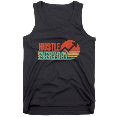 Hustle Everyday Work Hard Successful Entrepreneur Tank Top