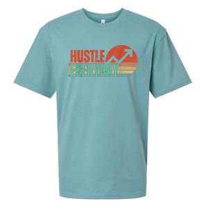 Hustle Everyday Work Hard Successful Entrepreneur Sueded Cloud Jersey T-Shirt