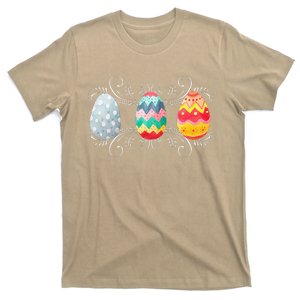 Happy Easter With Decorated Easter Eggs T-Shirt