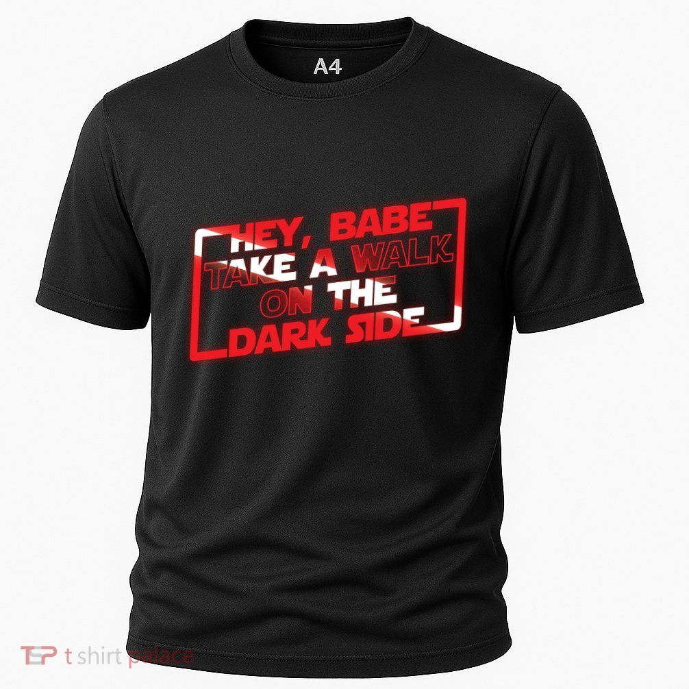 Hey Babe Take A Walk On The Dark Side Cooling Performance Crew T-Shirt