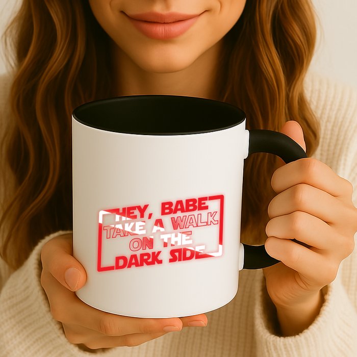 Hey Babe Take A Walk On The Dark Side Mug
