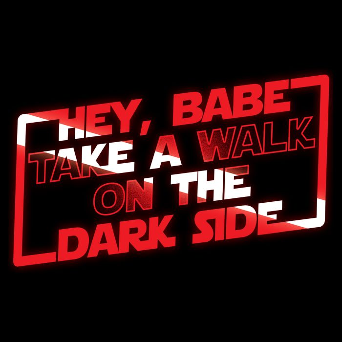 Hey Babe Take A Walk On The Dark Side Youth Performance Sprint T-Shirt