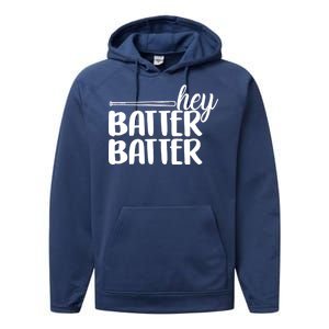 Hey Batter Batter Performance Fleece Hoodie