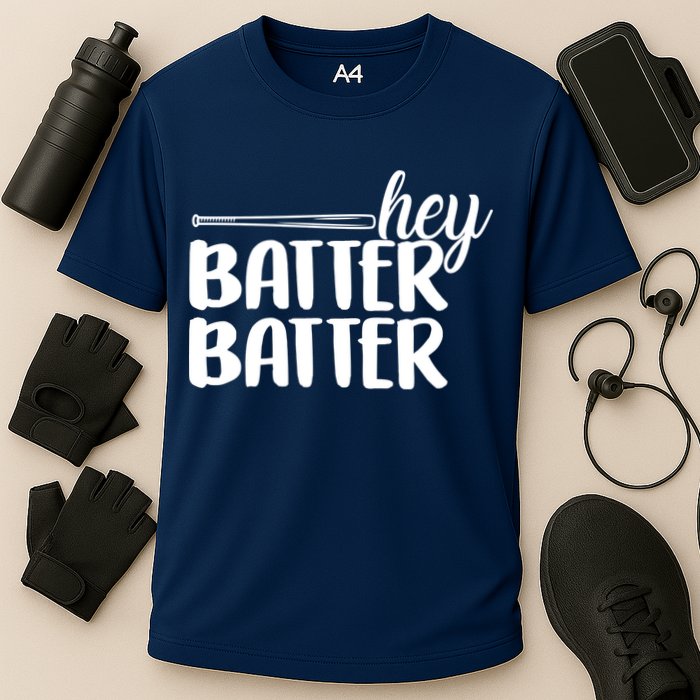 Hey Batter Batter Cooling Performance Crew T-Shirt