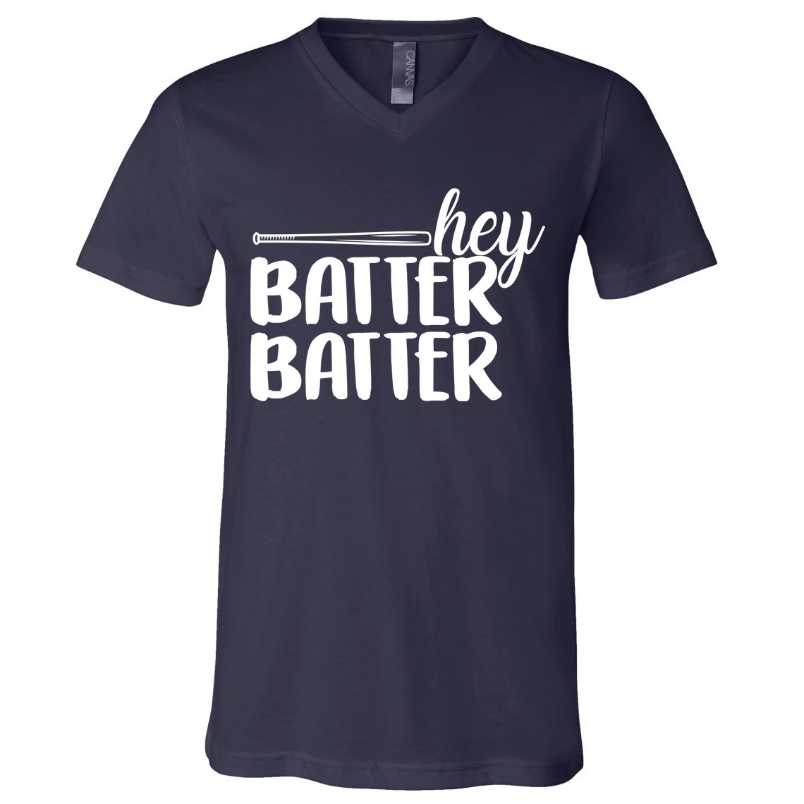 Hey Batter Batter V-Neck T-Shirt