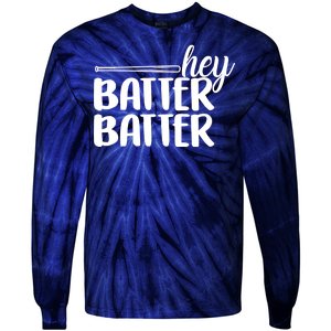 Hey Batter Batter Tie-Dye Long Sleeve Shirt