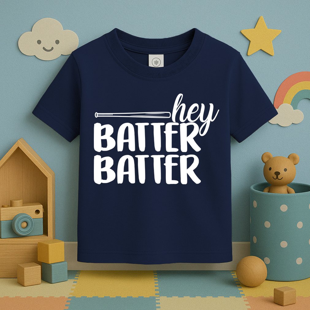 Hey Batter Batter Toddler T-Shirt