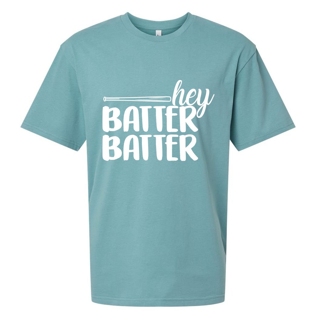 Hey Batter Batter Sueded Cloud Jersey T-Shirt