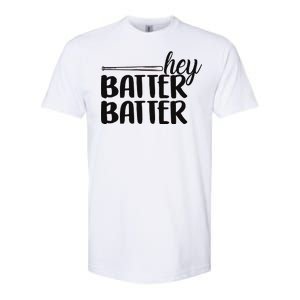 Hey Batter Batter Softstyle CVC T-Shirt