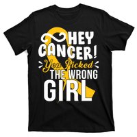 Hey Cancer You Picked The Wrong Girl T-Shirt