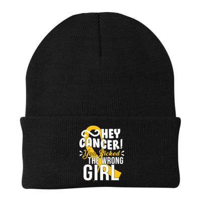 Hey Cancer You Picked The Wrong Girl Beanie