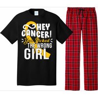 Hey Cancer You Picked The Wrong Girl Pajama Set