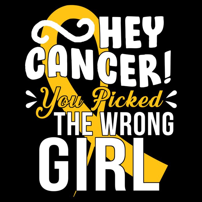 Hey Cancer You Picked The Wrong Girl Kids T-Shirt