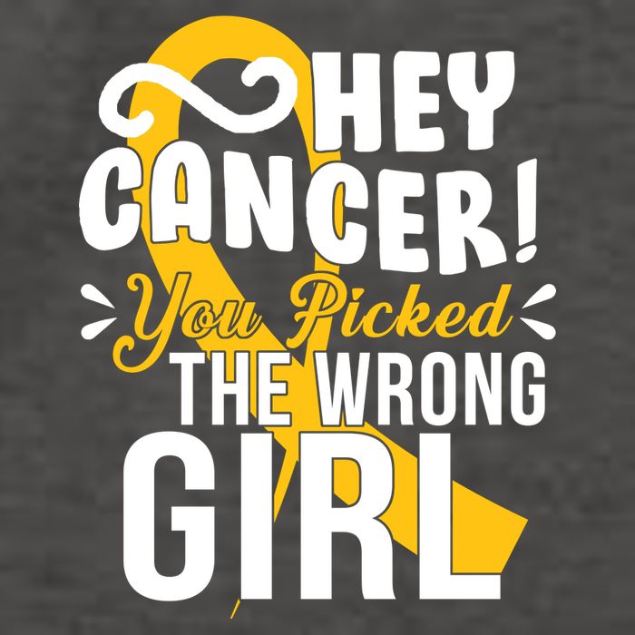 Hey Cancer You Picked The Wrong Girl Vector Backpack