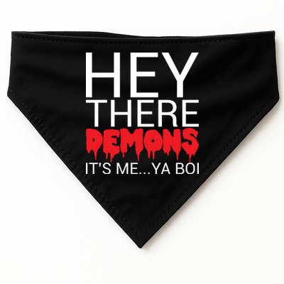 Hey There Demons It's Me Ya Bo! USA-Made Doggie Bandana