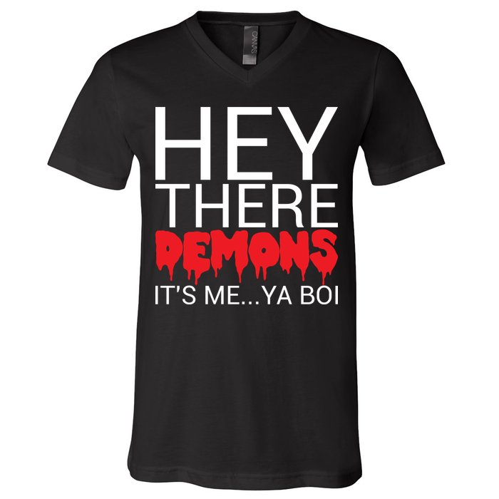 Hey There Demons It's Me Ya Bo! V-Neck T-Shirt