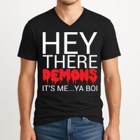 Hey There Demons It's Me Ya Bo! V-Neck T-Shirt