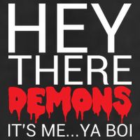 Hey There Demons It's Me Ya Bo! Adult Drive Performance Visor